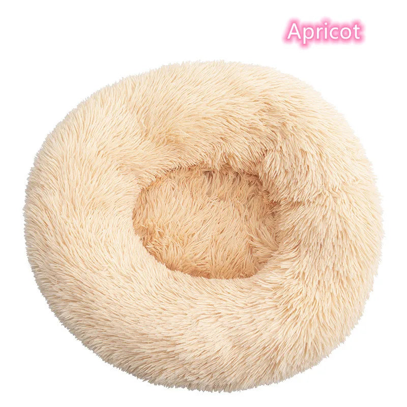Luxury Plush Donut Pet Bed