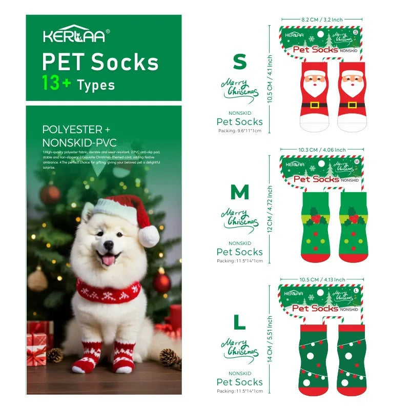Christmas Non-Slip Dog Socks