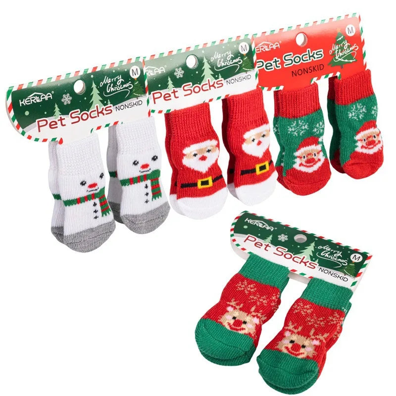 Christmas Non-Slip Dog Socks