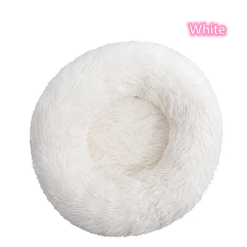 Luxury Plush Donut Pet Bed