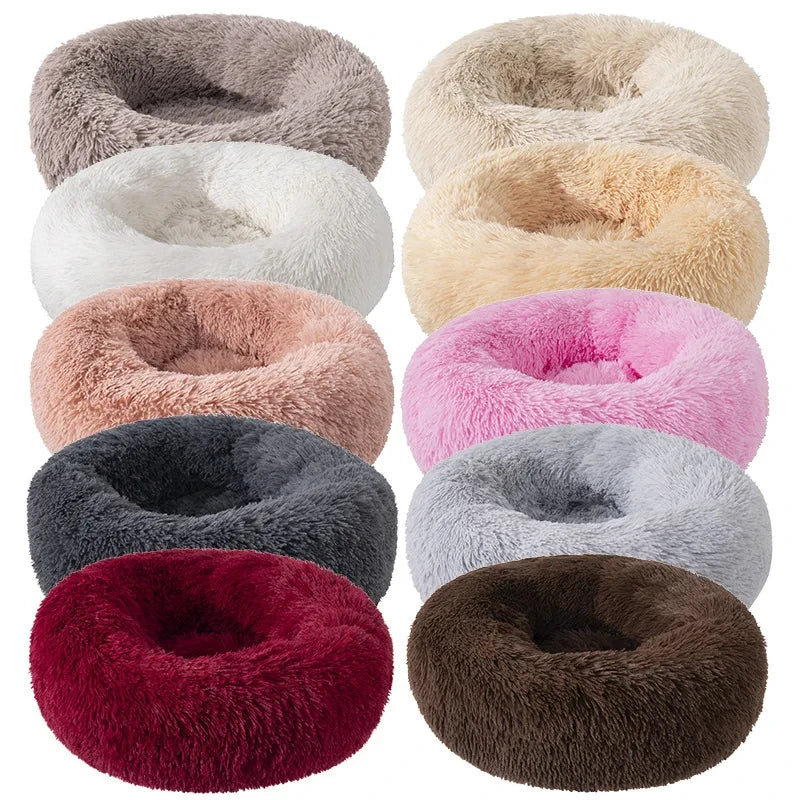 Luxury Plush Donut Pet Bed