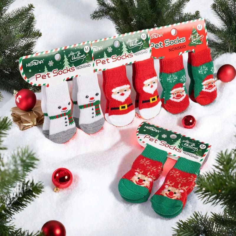 Christmas Non-Slip Dog Socks