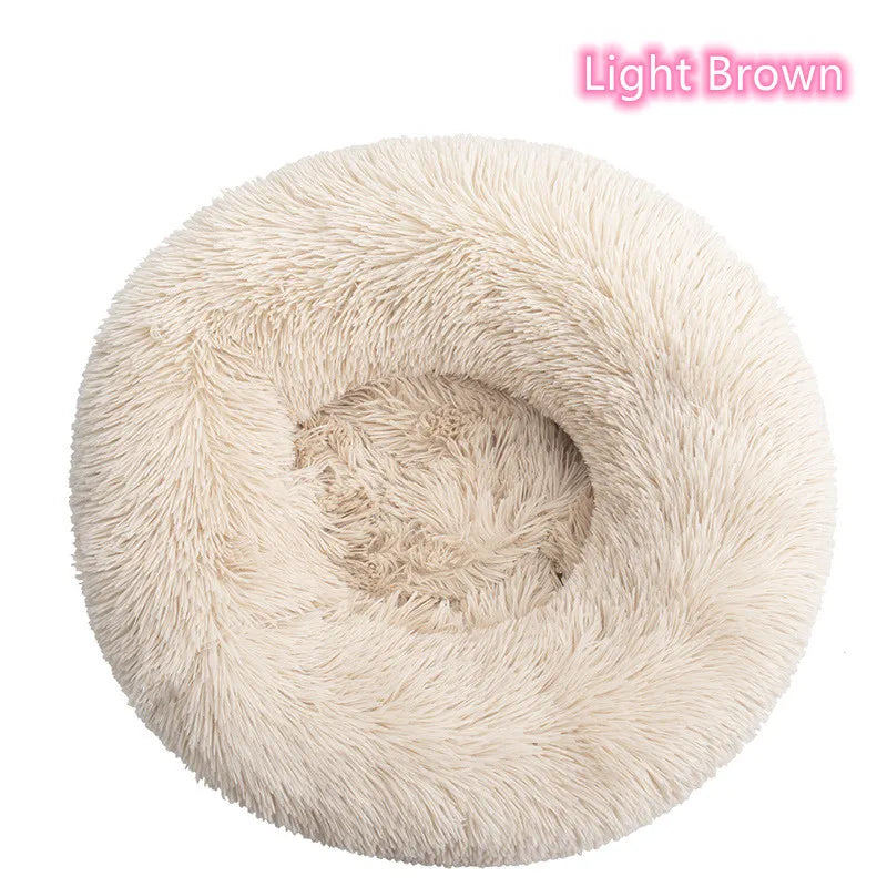 Luxury Plush Donut Pet Bed