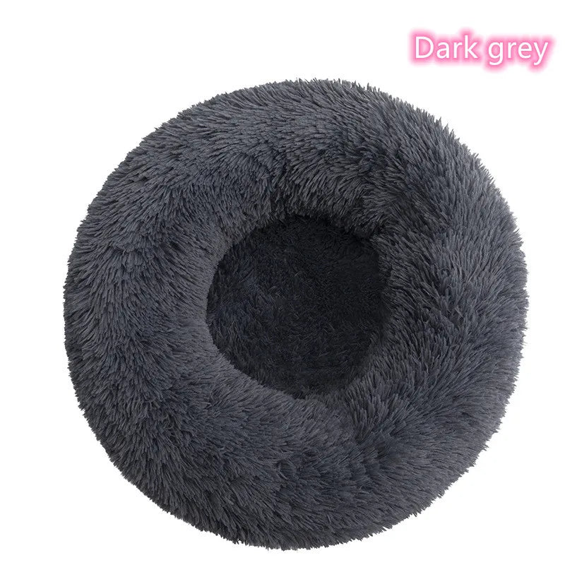 Luxury Plush Donut Pet Bed