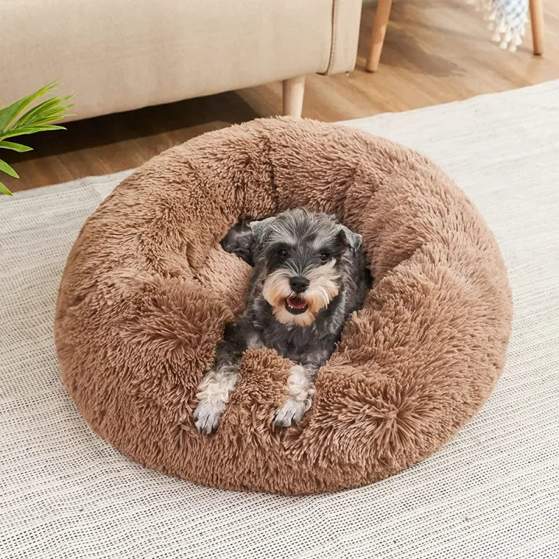 Luxury Plush Donut Pet Bed