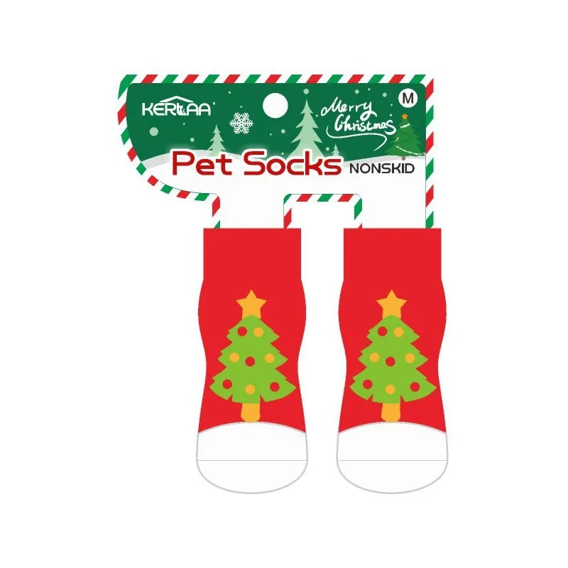 Christmas Non-Slip Dog Socks