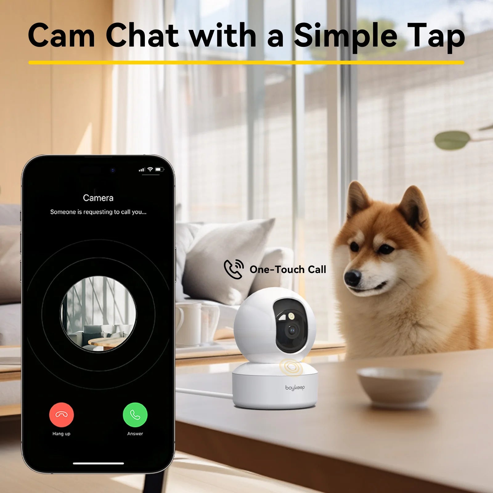 Pet Camera – 360° Pan