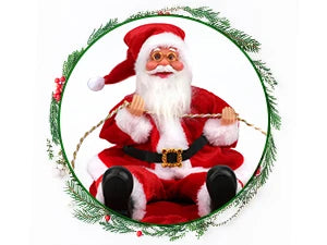 Santa Claus Dog & Cat Costume Set - Holiday Riding Outfit for Small, Medium & Large Dogs & Cats (Christmas Party Dress-Up)