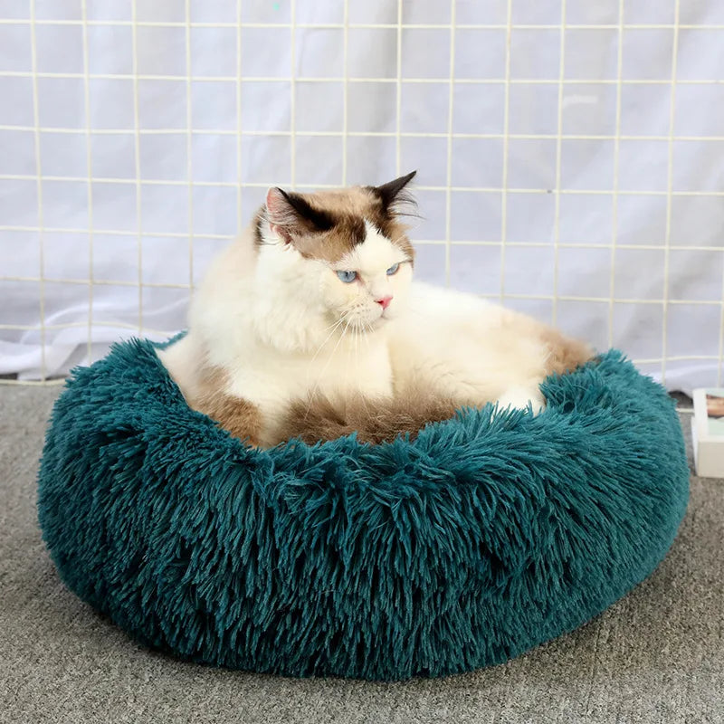 Luxury Plush Donut Pet Bed