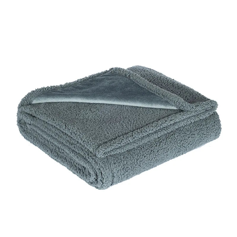 Pet Soft Flannel & Sherpa Blanket