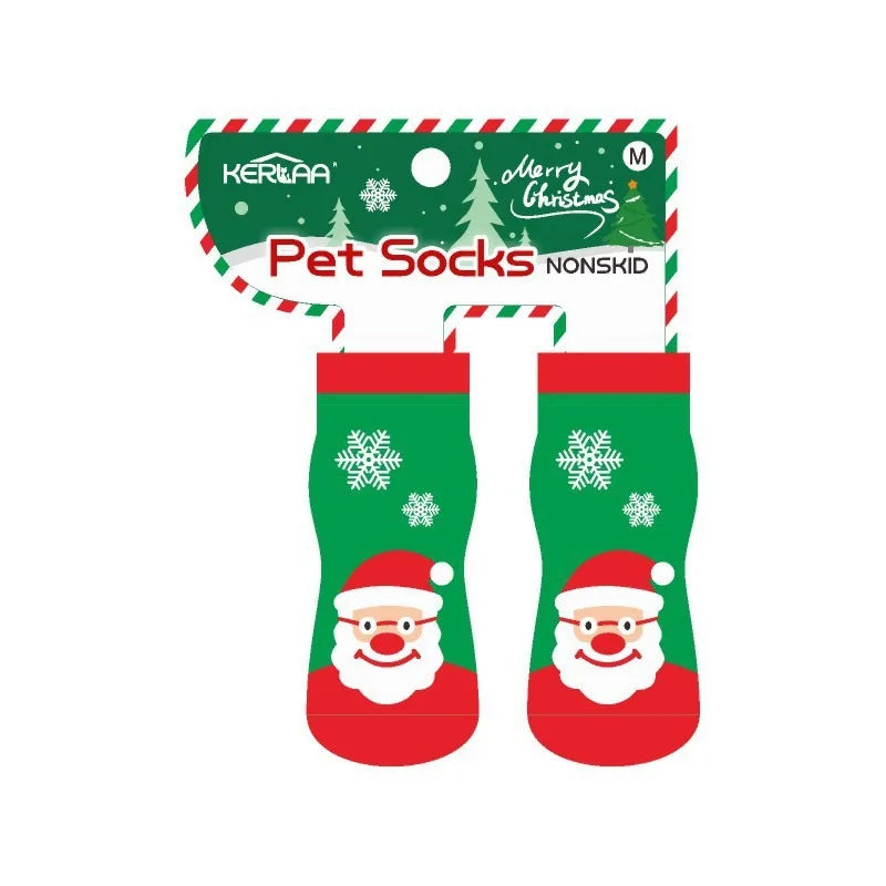 Christmas Non-Slip Dog Socks