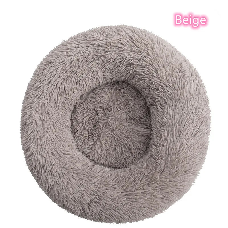 Luxury Plush Donut Pet Bed