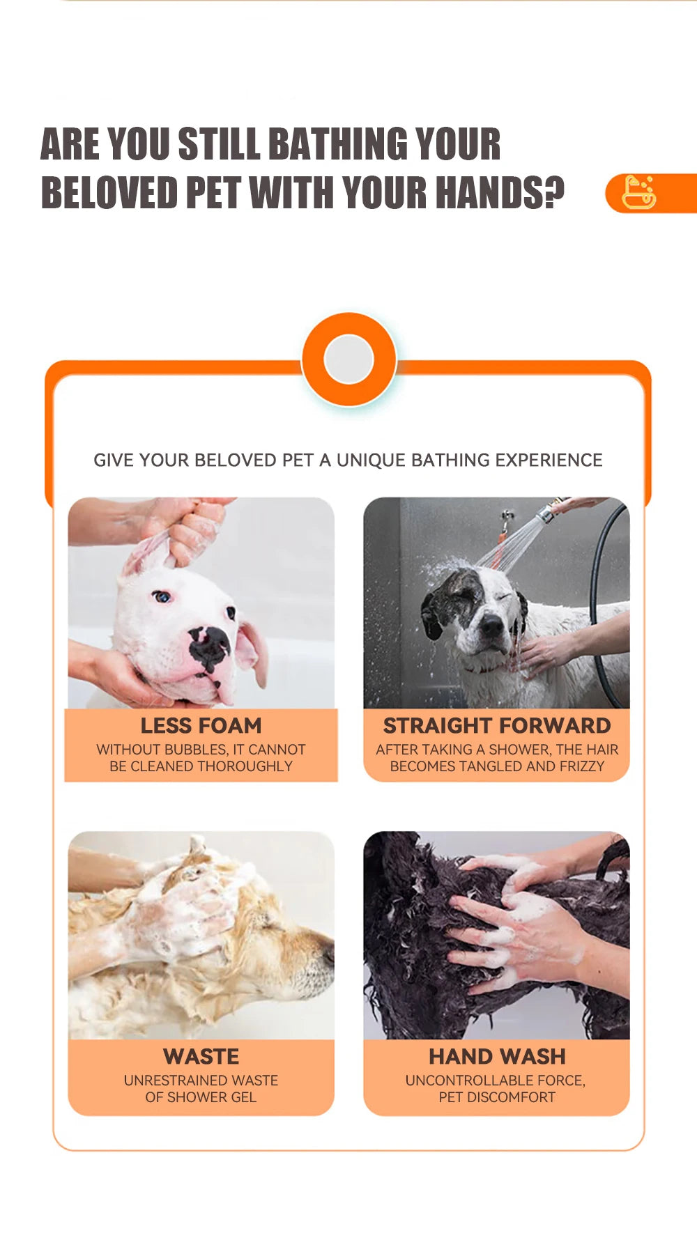 Pet Bathing Brush