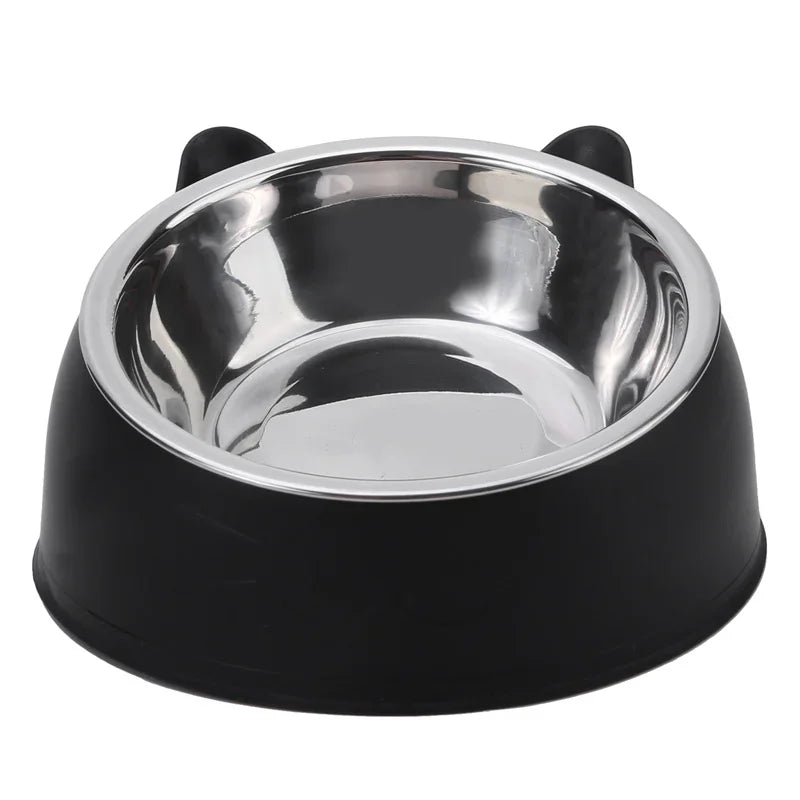 Inclined Stainless Steel Cat Bowl