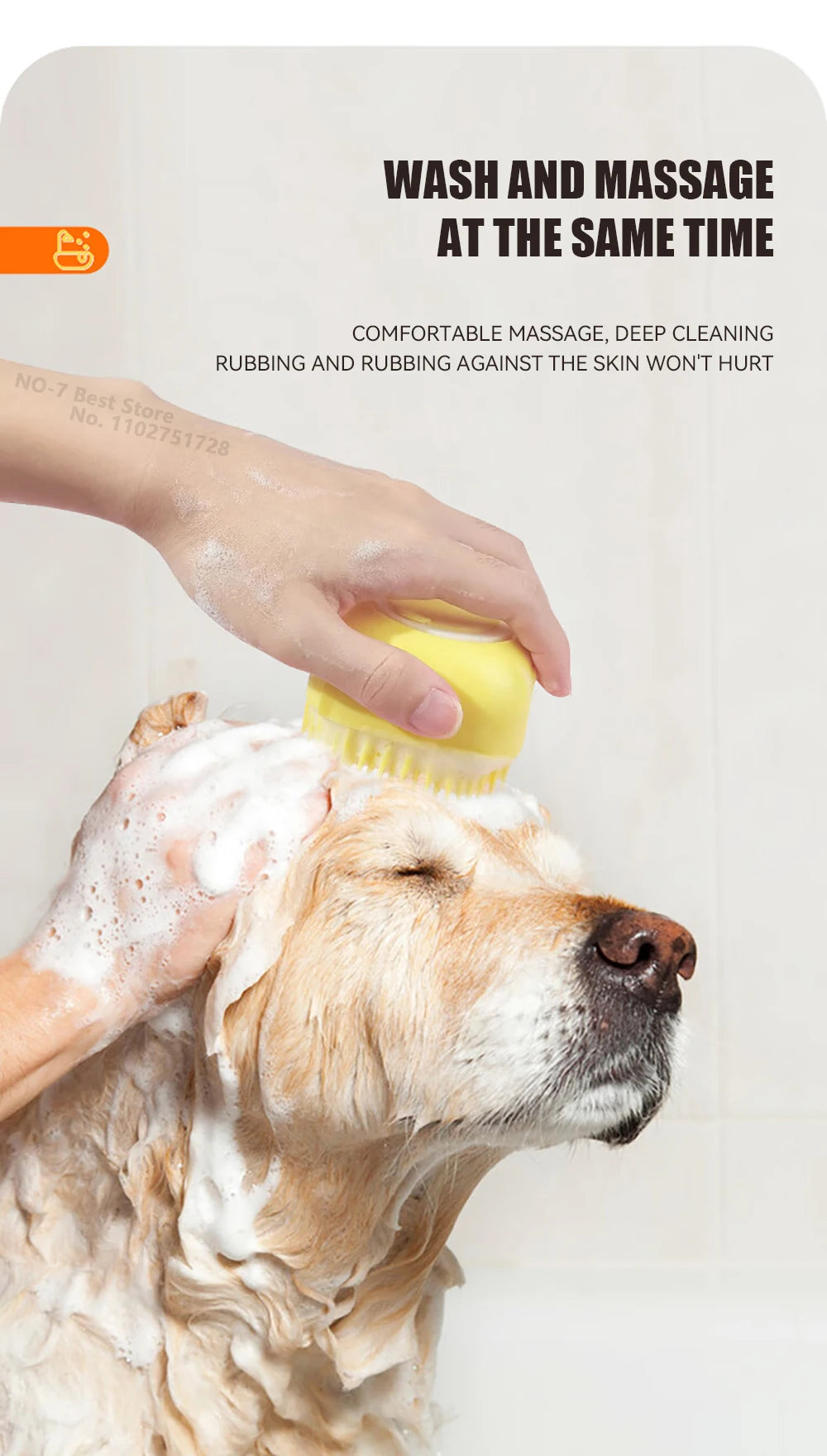 Pet Bathing Brush