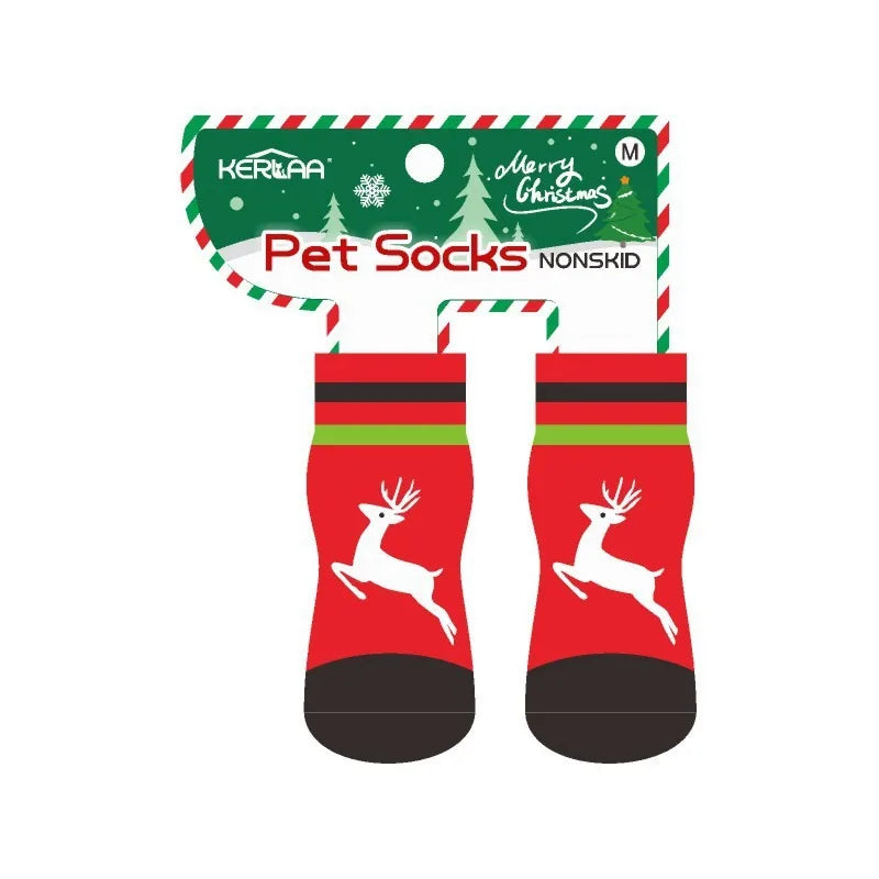 Christmas Non-Slip Dog Socks
