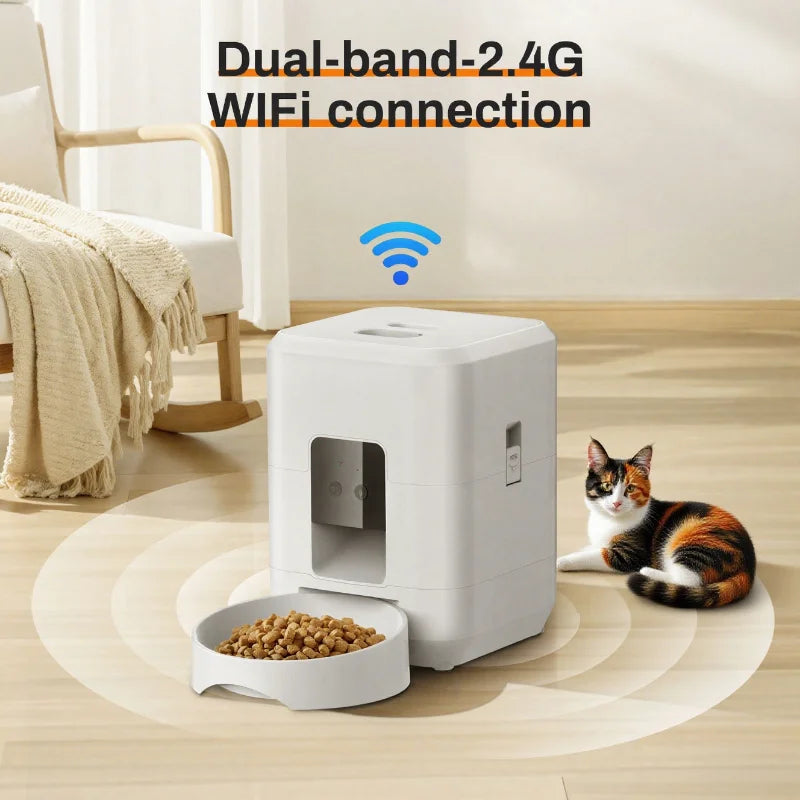 2025 New 2L Wifi Smart Automatic Pet Feeder
