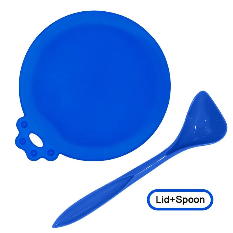 Reusable Can Covers with Spoon
