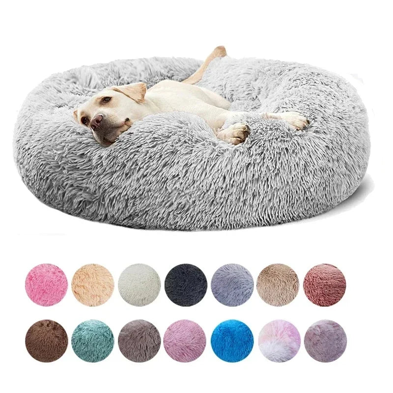 Luxury Plush Donut Pet Bed