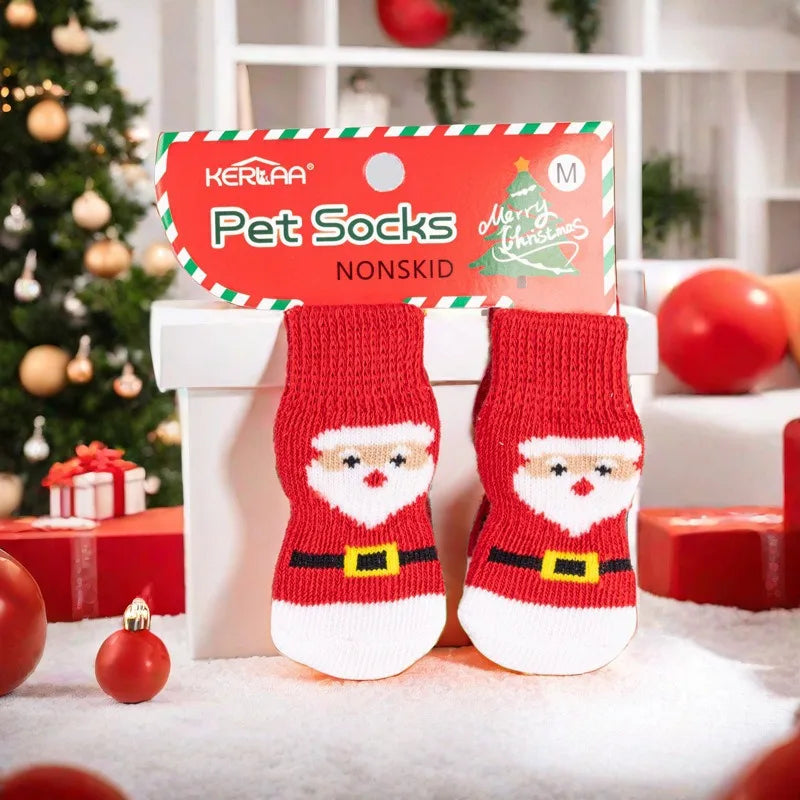 Christmas Non-Slip Dog Socks