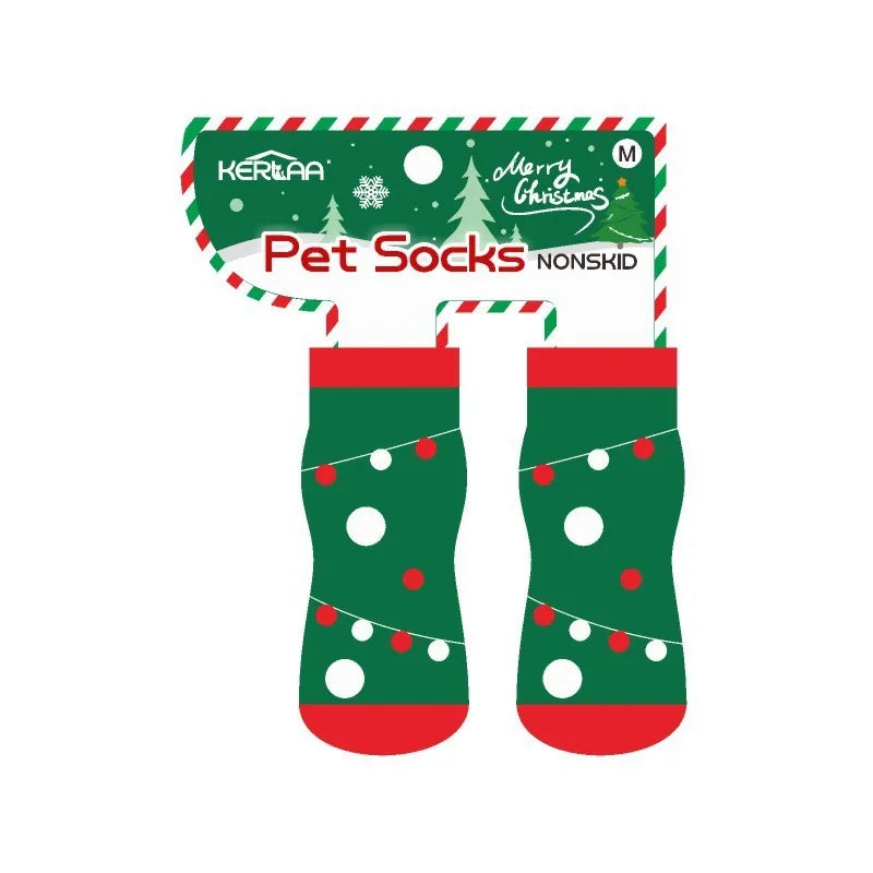 Christmas Non-Slip Dog Socks