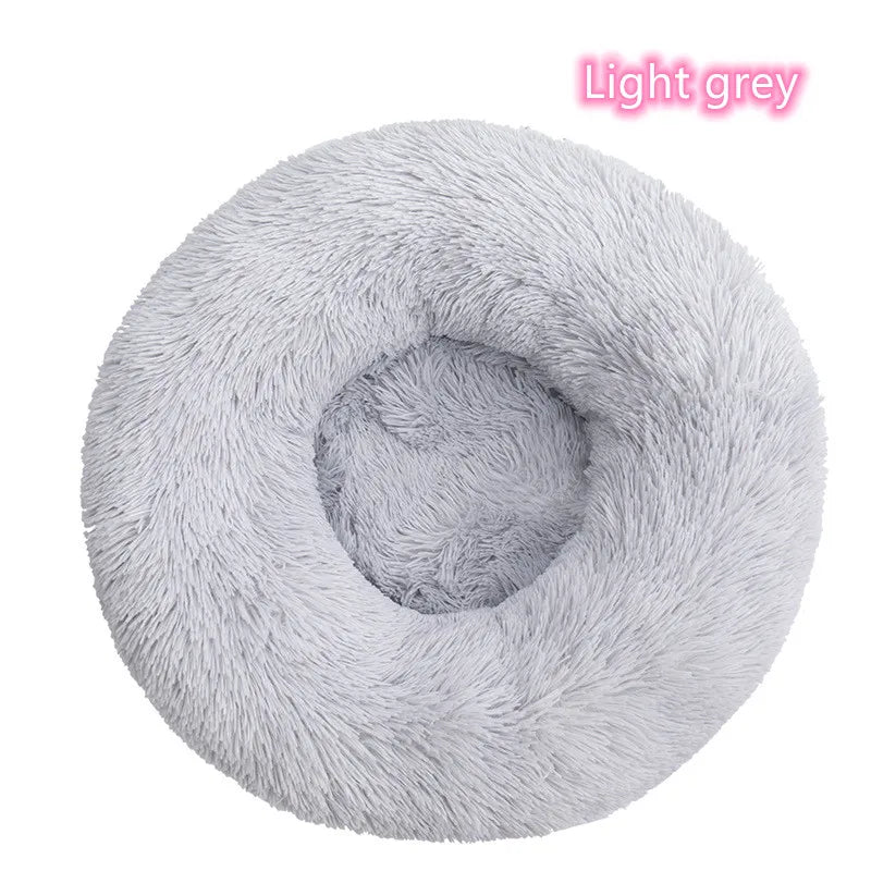 Luxury Plush Donut Pet Bed