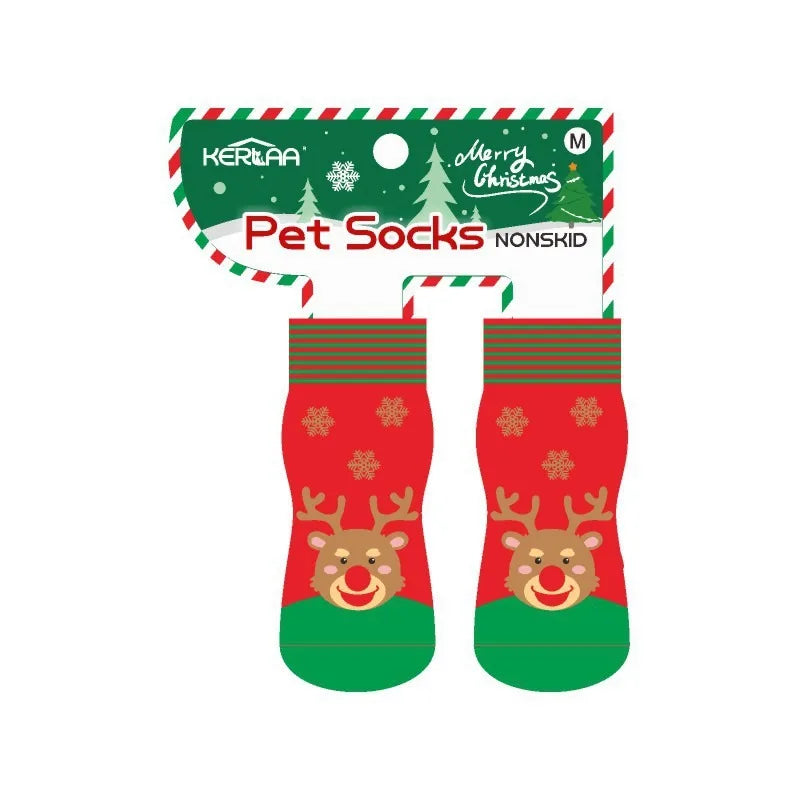 Christmas Non-Slip Dog Socks
