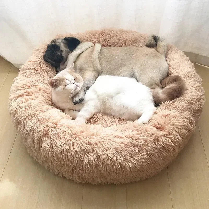 Luxury Plush Donut Pet Bed