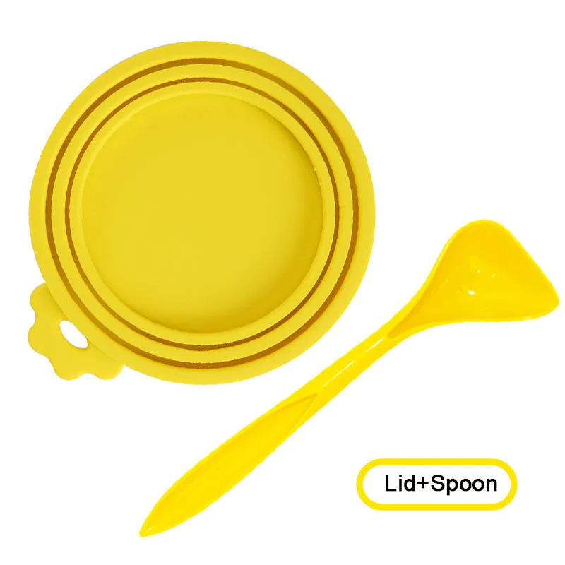 Reusable Can Covers with Spoon