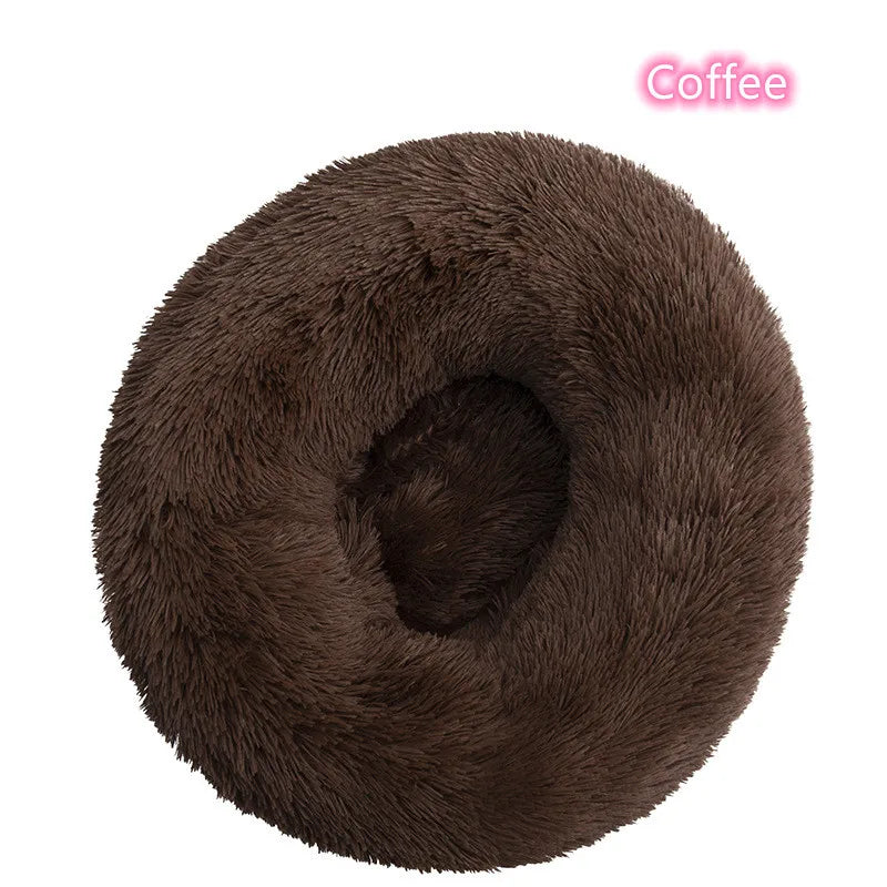 Luxury Plush Donut Pet Bed