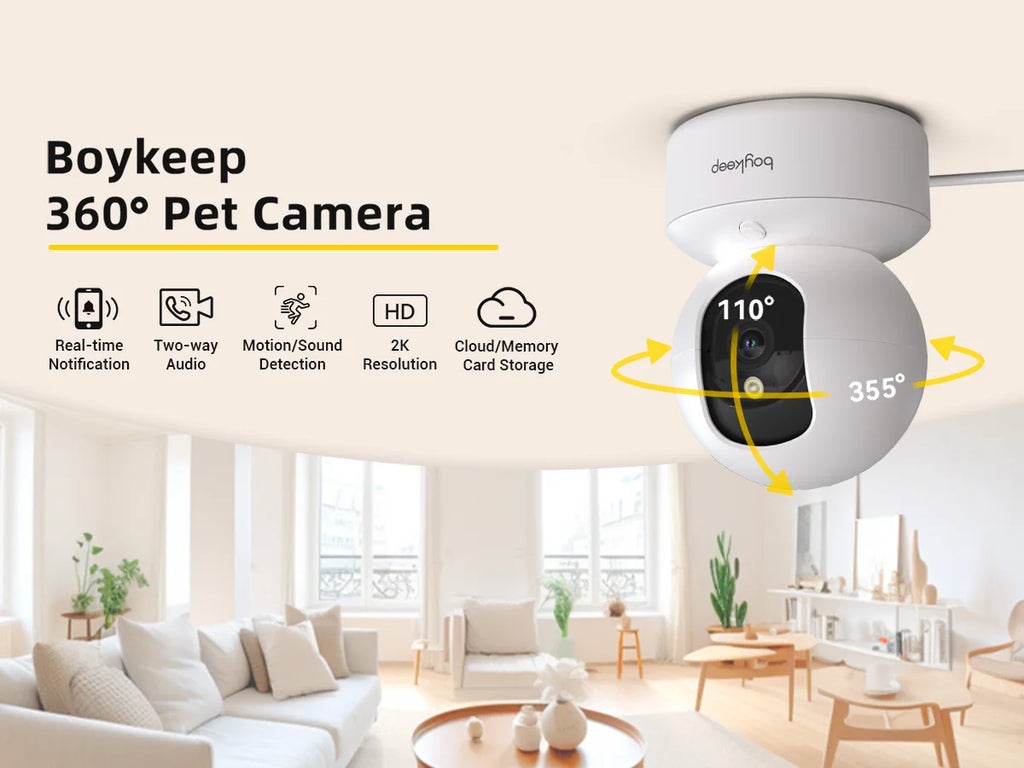 Pet Camera – 360° Pan